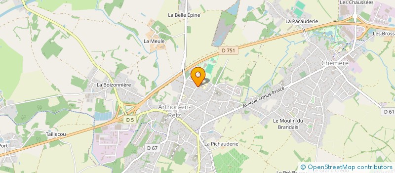 localisation de l'entreprise MONSIEUR ANTOINE LUSSEAU  CHAUMES-EN-RETZ