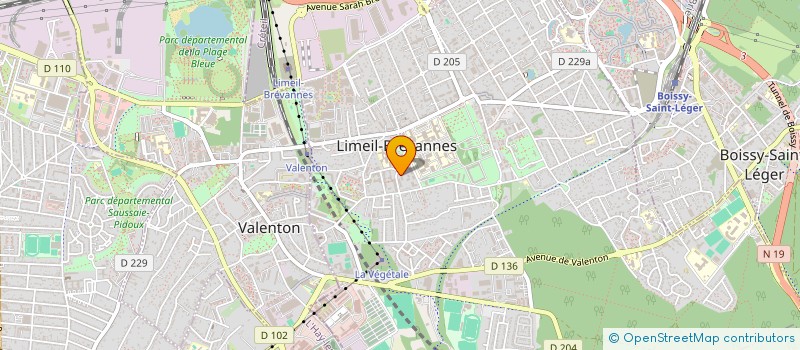 localisation de l'entreprise MONSIEUR ANTOINE LY  LIMEIL-BREVANNES