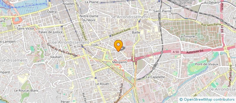 localisation de l'entreprise MONSIEUR ANTOINE MAGNIEN  MARSEILLE