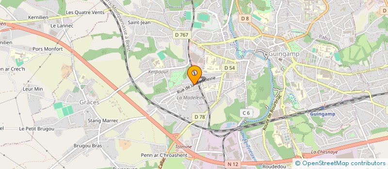 localisation de l'entreprise MONSIEUR ANTOINE MAHE  GRACES