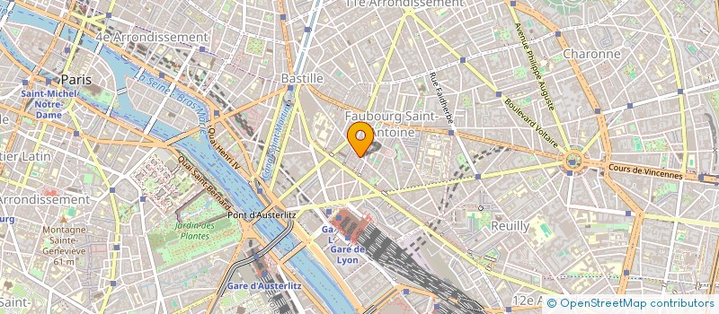 localisation de l'entreprise MONSIEUR ANTOINE MAIFFRET  PARIS