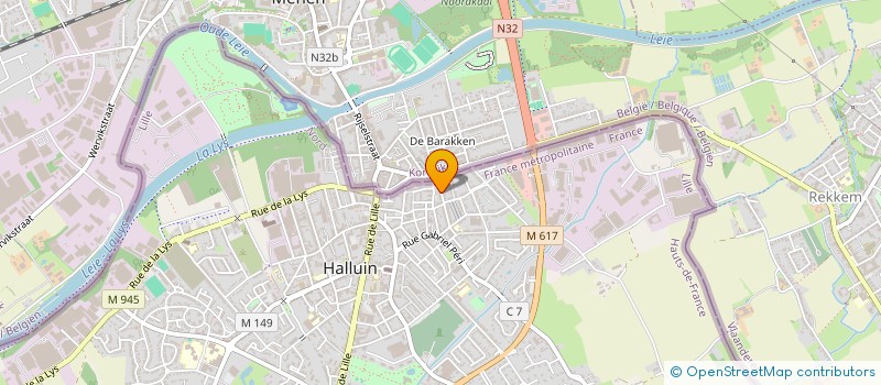 localisation de l'entreprise MONSIEUR ANTOINE MAILLET  ROUBAIX