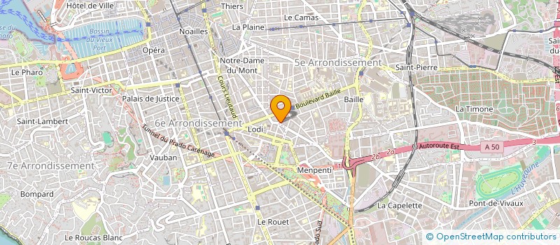localisation de l'entreprise MONSIEUR ANTOINE MAINEULT  MARSEILLE