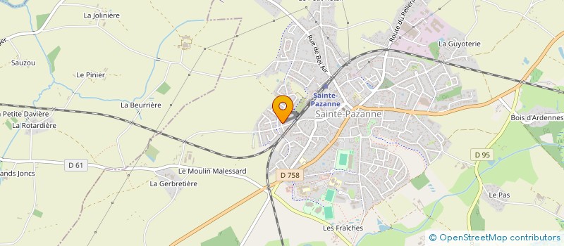 localisation de l'entreprise MONSIEUR ANTOINE MAITRE à SAINTE-PAZANNE