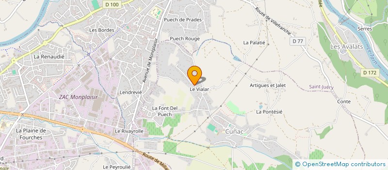 localisation de l'entreprise MONSIEUR ANTOINE MALANDRE à CUNAC