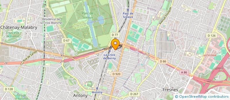 localisation de l'entreprise MONSIEUR ANTOINE MALAUSSENA à ANTONY