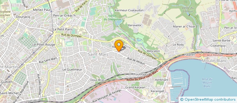 localisation de l'entreprise MONSIEUR ANTOINE MALLIER à BREST