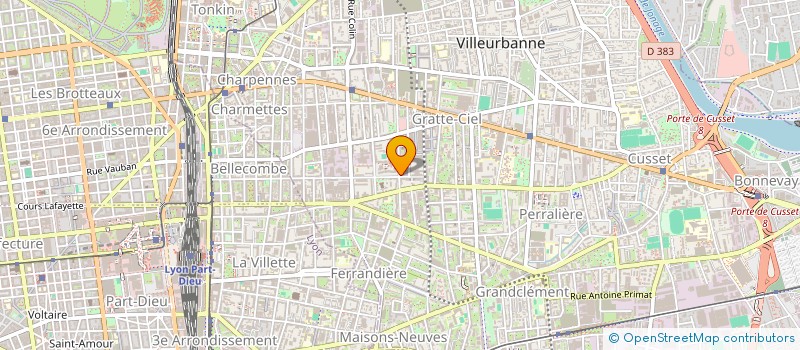 localisation de l'entreprise MONSIEUR ANTOINE MANCIET  VILLEURBANNE