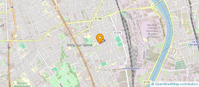 localisation de l'entreprise MONSIEUR ANTOINE MANDOT à VITRY-SUR-SEINE