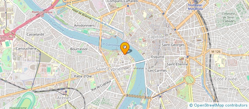 localisation de l'entreprise MONSIEUR ANTOINE MANELFE  TOULOUSE