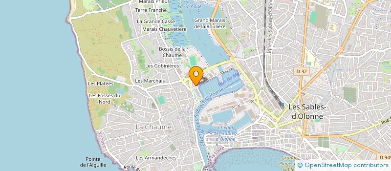 localisation de l'entreprise MONSIEUR ANTOINE MANENT à LES SABLES D'OLONNE