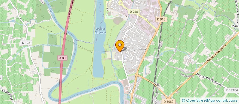 localisation de l'entreprise MONSIEUR ANTOINE MANIVAL  LIBOURNE