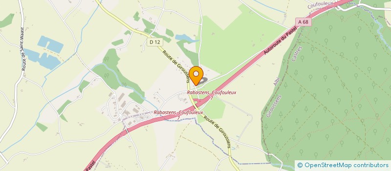 localisation de l'entreprise MONSIEUR ANTOINE MANSUY  COUFOULEUX