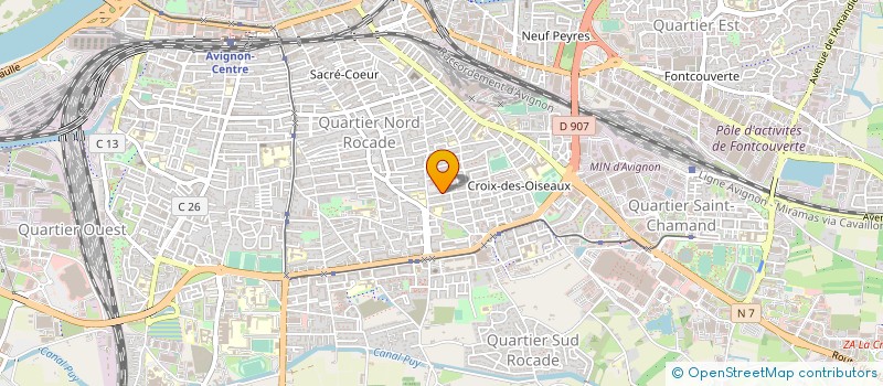 localisation de l'entreprise MONSIEUR ANTOINE MANZANERA à AVIGNON
