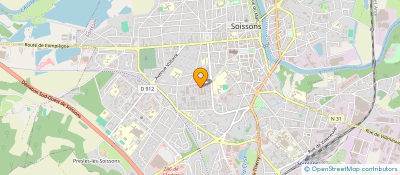 localisation de l'entreprise MONSIEUR ANTOINE MARDINI à SOISSONS