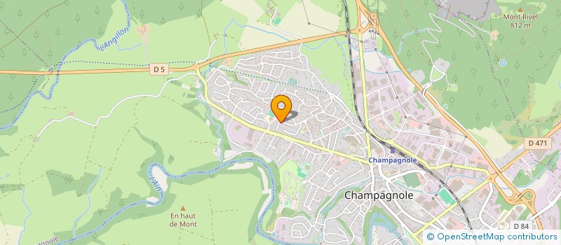 localisation de l'entreprise MONSIEUR ANTOINE MARECHAL  CHAMPAGNOLE