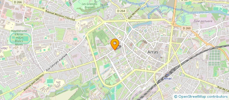 localisation de l'entreprise MONSIEUR ANTOINE MARECHALLE à ARRAS