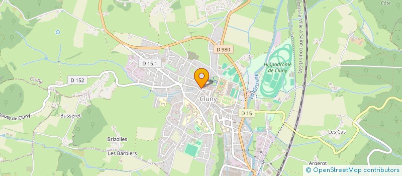 localisation de l'entreprise MONSIEUR ANTOINE MARICHAL  CLUNY