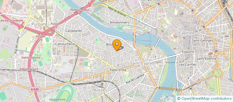 localisation de l'entreprise MONSIEUR ANTOINE MARIE  TOULOUSE