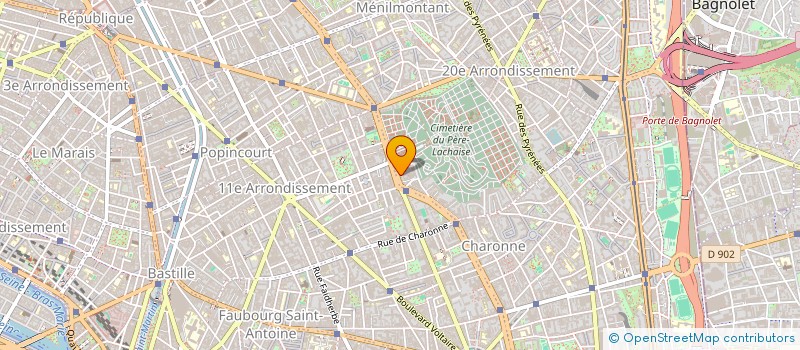 localisation de l'entreprise MONSIEUR ANTOINE MARIE  PARIS