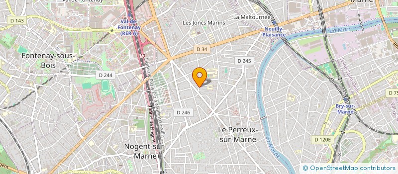 localisation de l'entreprise MONSIEUR ANTOINE MARIE  LE PERREUX-SUR-MARNE