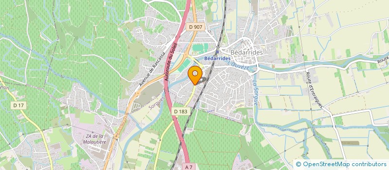 localisation de l'entreprise MONSIEUR ANTOINE MARIER  BEDARRIDES