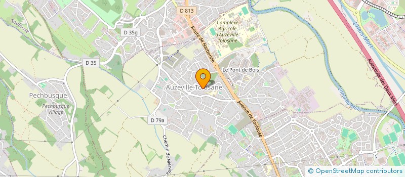 localisation de l'entreprise MONSIEUR ANTOINE MARINOT  AUZEVILLE-TOLOSANE