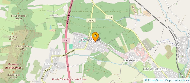 localisation de l'entreprise MONSIEUR ANTOINE MARION  ENTRANGE