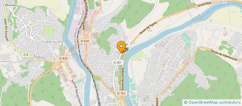 localisation de l'entreprise MONSIEUR ANTOINE MARLAS  CAHORS