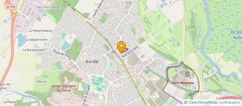 localisation de l'entreprise MONSIEUR ANTOINE MAROQUIN  AVRILLE