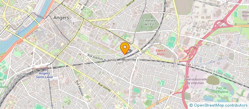 localisation de l'entreprise MONSIEUR ANTOINE MARTIN à ANGERS