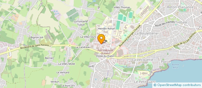 localisation de l'entreprise MONSIEUR ANTOINE MARTIN  SAINT-NAZAIRE