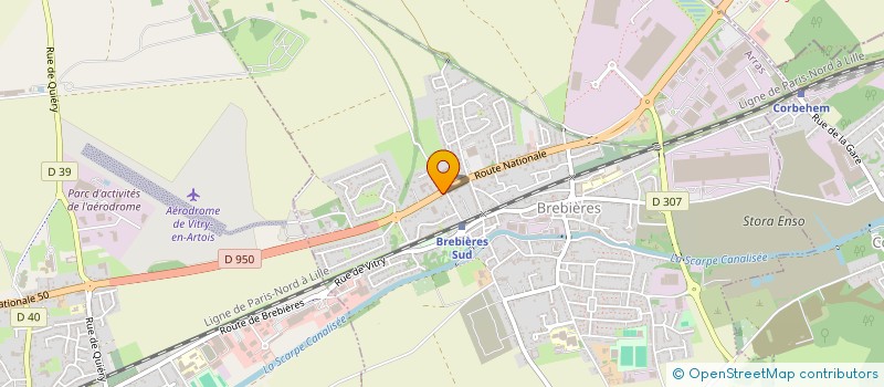 localisation de l'entreprise MONSIEUR ANTOINE MARTIN  GRIVESNES