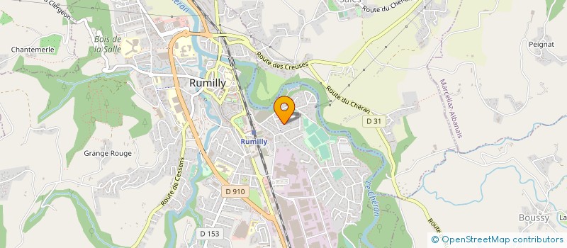 localisation de l'entreprise MONSIEUR ANTOINE MARTIN  RUMILLY