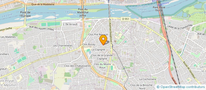 localisation de l'entreprise MONSIEUR ANTOINE MARTIN à ORLEANS