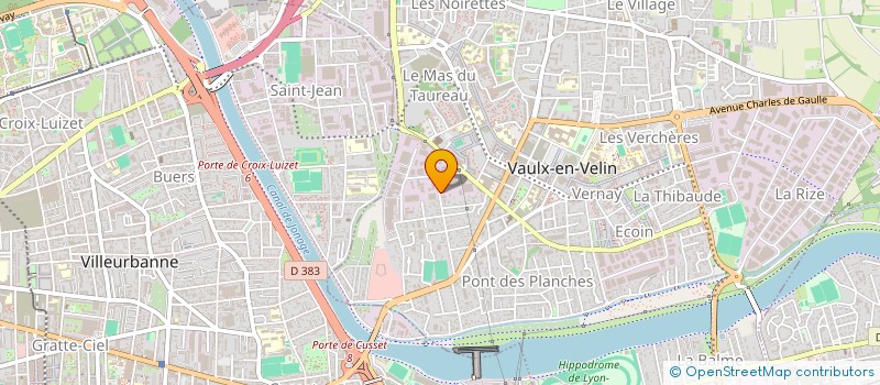 localisation de l'entreprise MONSIEUR ANTOINE MARTINEZ à VAULX-EN-VELIN
