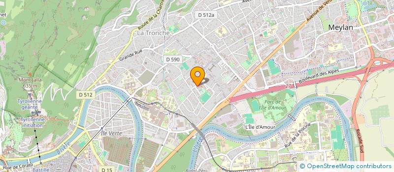 localisation de l'entreprise MONSIEUR ANTOINE MARTINEZ à LA TRONCHE