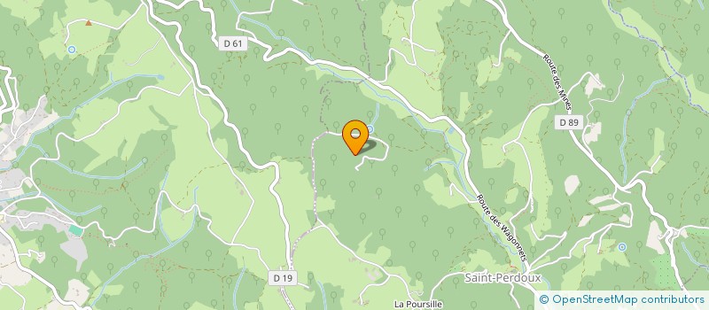 localisation de l'entreprise MONSIEUR ANTOINE MARTINEZ  SAINT-PERDOUX