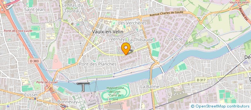 localisation de l'entreprise MONSIEUR ANTOINE MARTINEZ  VAULX-EN-VELIN