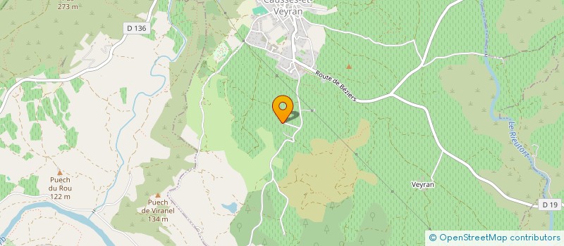 localisation de l'entreprise MONSIEUR ANTOINE MARTINEZ  CAUSSES-ET-VEYRAN