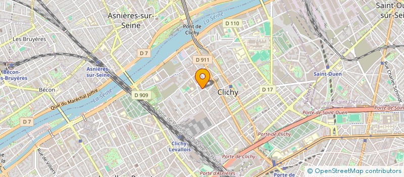 localisation de l'entreprise MONSIEUR ANTOINE MARTY à CLICHY