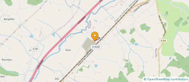 localisation de l'entreprise MONSIEUR ANTOINE MATEO  REALVILLE