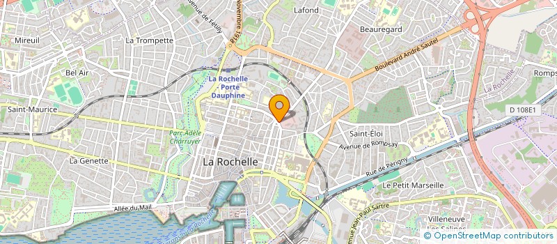 localisation de l'entreprise MONSIEUR ANTOINE MATHIERE  LA ROCHELLE