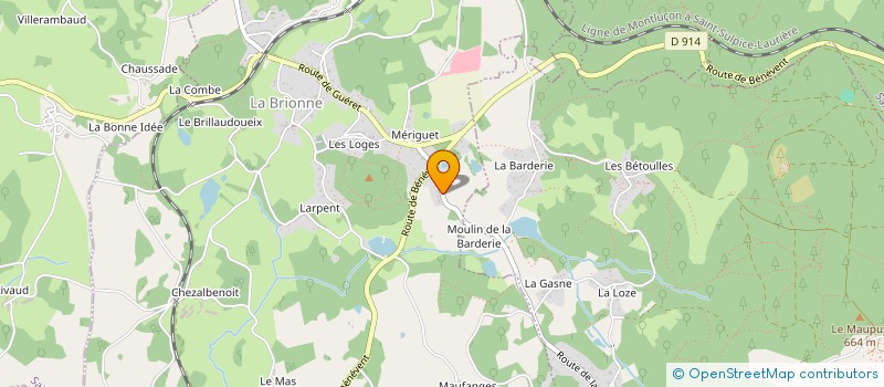 localisation de l'entreprise MONSIEUR ANTOINE MATIGOT à LA BRIONNE