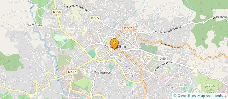 localisation de l'entreprise MONSIEUR ANTOINE MATTEI  DRAGUIGNAN