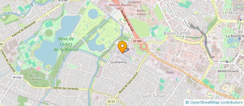 localisation de l'entreprise MONSIEUR ANTOINE MAURICE  TOULOUSE