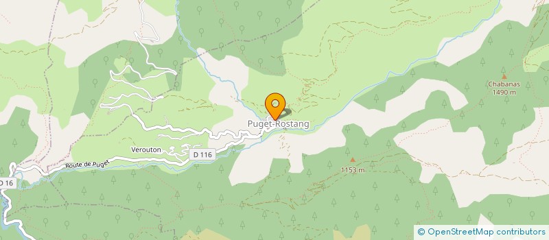 localisation de l'entreprise MONSIEUR ANTOINE MAURIN  PUGET-ROSTANG