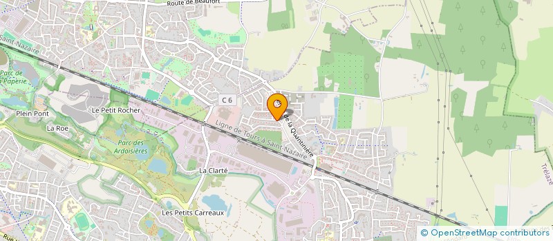 localisation de l'entreprise MONSIEUR ANTOINE MAZAN  TRELAZE