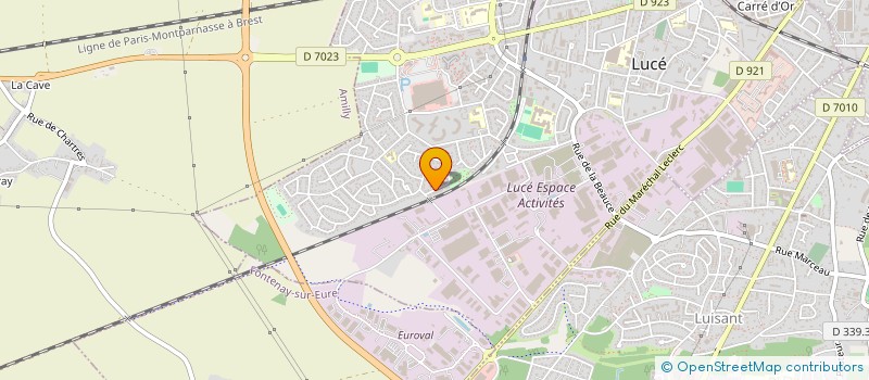 localisation de l'entreprise MONSIEUR ANTOINE MAZIN à LUCE