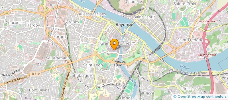 localisation de l'entreprise MONSIEUR ANTOINE MAZURIER à BAYONNE